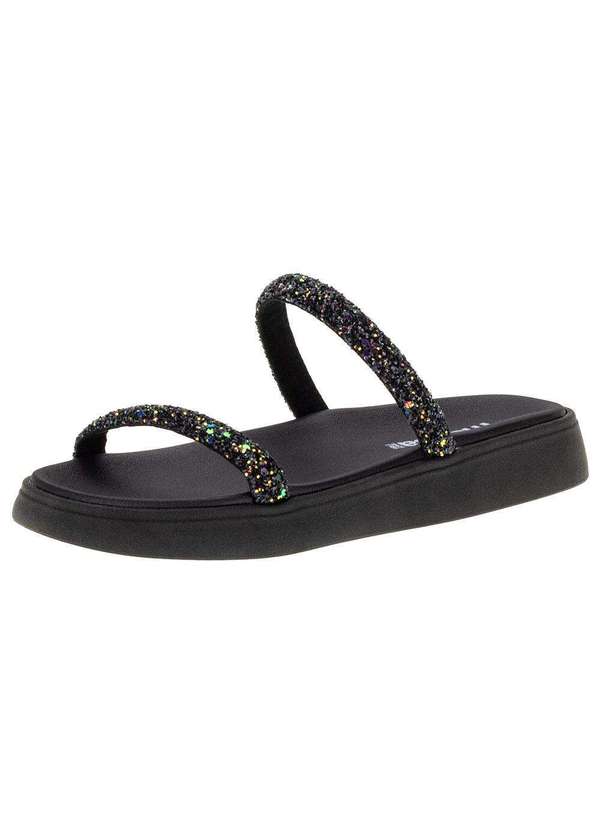 Moleca - Tamanco Feminino Flat Moleca 5469118 - Preto