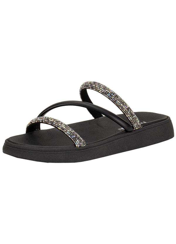 Moleca - Tamanco Feminino Flat Moleca 5469121 Preto 1