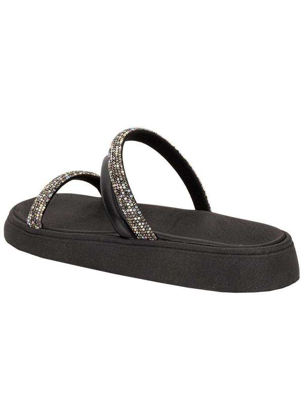 Moleca - Tamanco Feminino Flat Moleca 5469121 Preto 3