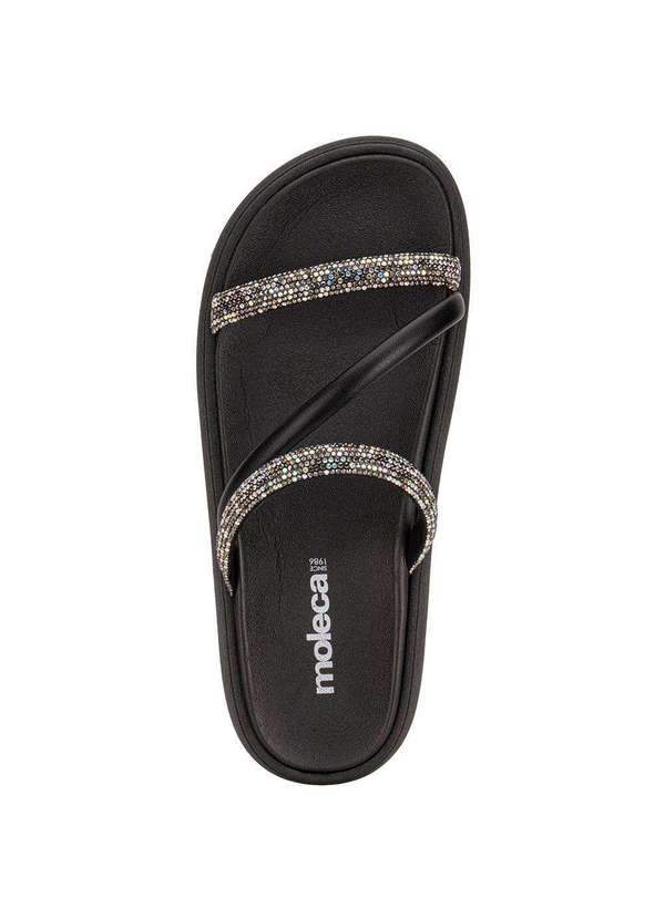 Moleca - Tamanco Feminino Flat Moleca 5469121 Preto 5