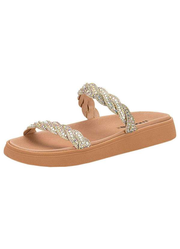 Moleca - Tamanco Feminino Flat Moleca 5469133 - Salmão