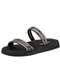 Moleca - Tamanco Feminino Flat Moleca 5469135 Salmão - variação: Preto/Cinza