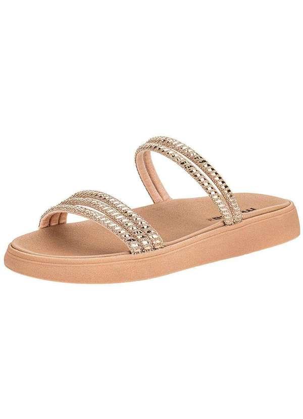 Moleca - Tamanco Feminino Flat Moleca 5469135 Salmão