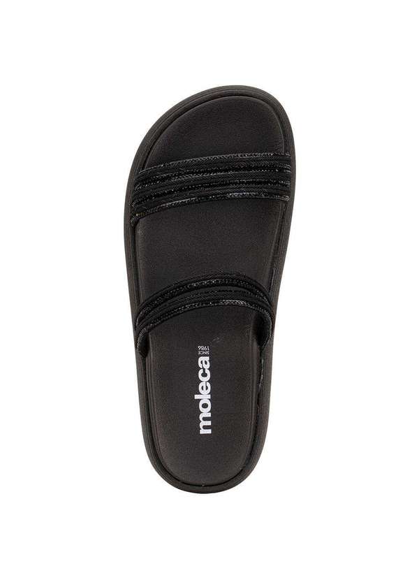 Moleca - Tamanco Feminino Flat Moleca 5469135 Preto 5