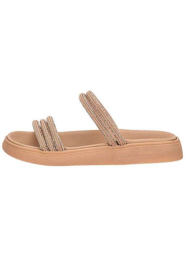 Moleca - Tamanco Feminino Flat Moleca 5469135 Salmão 2