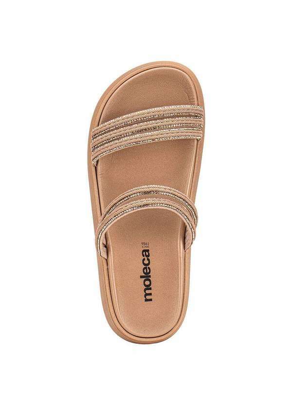 Moleca - Tamanco Feminino Flat Moleca 5469135 Salmão 5