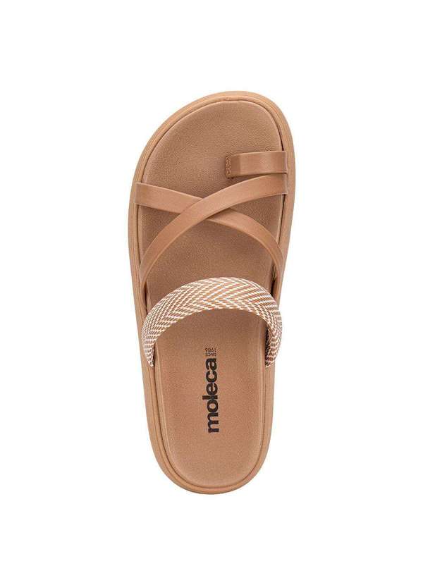 Moleca - Tamanco Feminino Flat Moleca 5469145 - Salmão 5