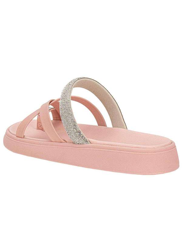 Moleca - Tamanco Feminino Flat Moleca 5469147 - Rosa 3