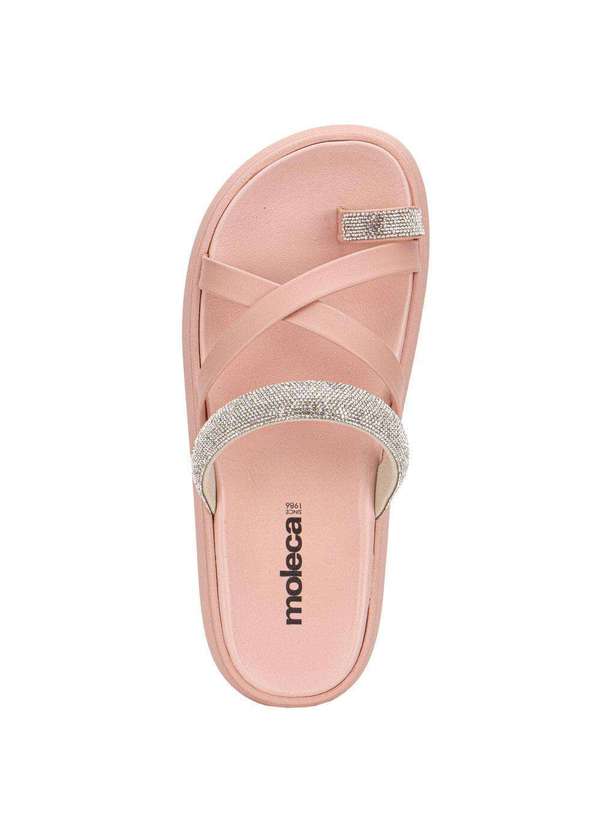 Moleca - Tamanco Feminino Flat Moleca 5469147 - Rosa 5