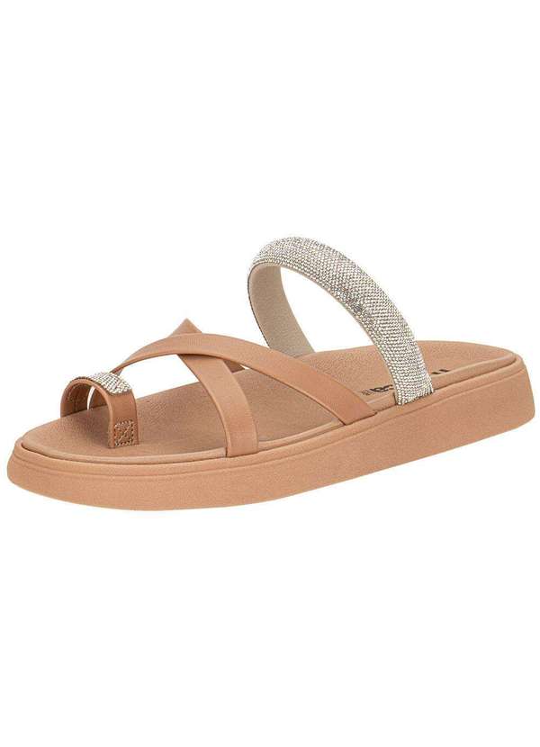 Moleca - Tamanco Feminino Flat Moleca 5469147 - Salmão