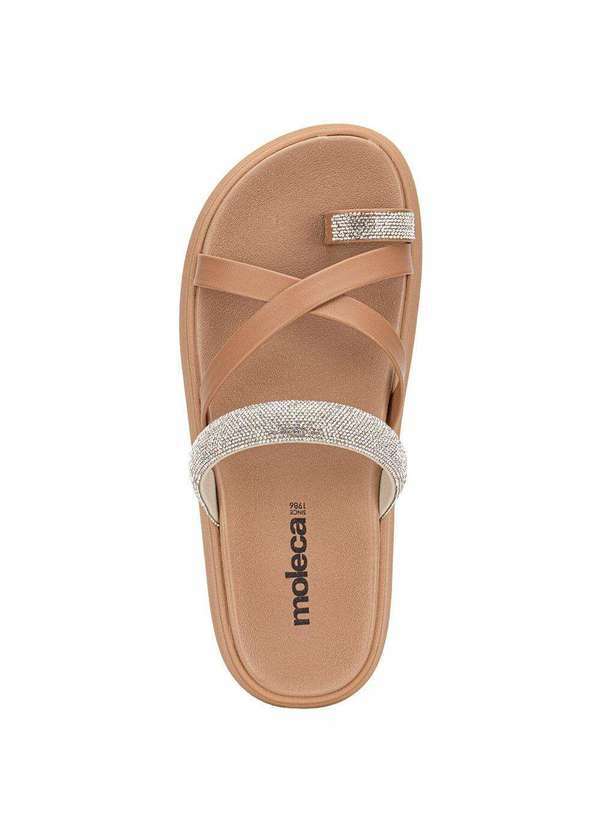 Moleca - Tamanco Feminino Flat Moleca 5469147 - Salmão 5
