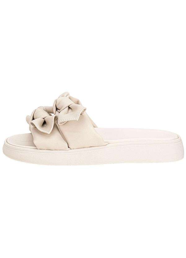 Moleca - Tamanco Feminino Flat Moleca 5469149 Branco/Off 2
