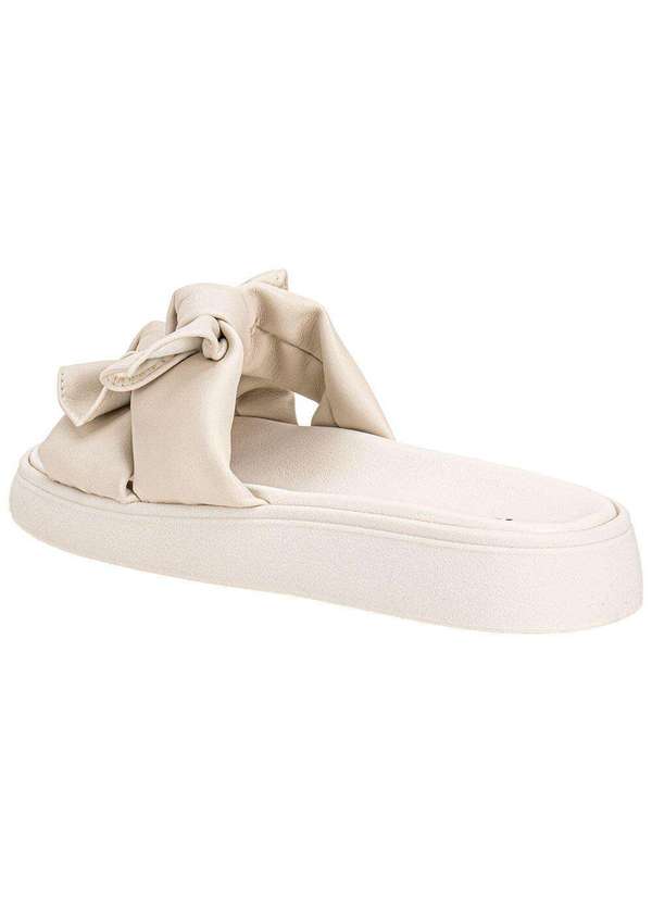 Moleca - Tamanco Feminino Flat Moleca 5469149 Branco/Off 3