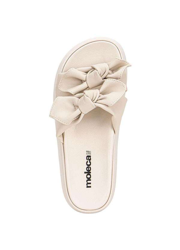 Moleca - Tamanco Feminino Flat Moleca 5469149 Branco/Off 5