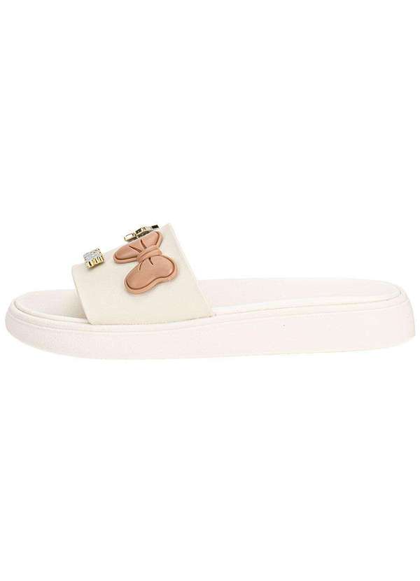 Moleca - Tamanco Feminino Flat Moleca 5469151 Branco/Off 2
