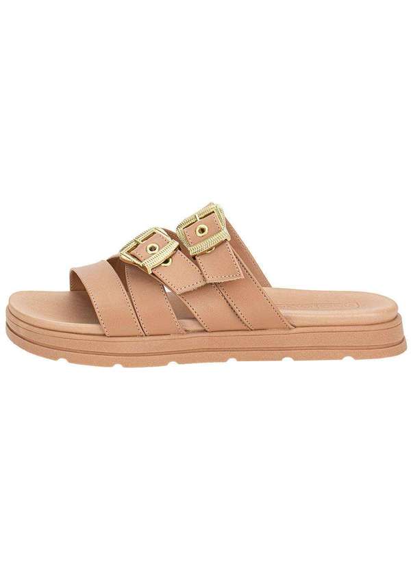 Moleca - Tamanco Feminino Flat Moleca 5490124 - Salmão 2