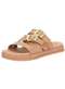 Moleca - Tamanco Feminino Flat Moleca 5490124 - Branco/Off - variação: - SALMÃO