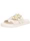 Moleca - Tamanco Feminino Flat Moleca 5490124 - Branco/Off - variação: - BRANCO/OFF