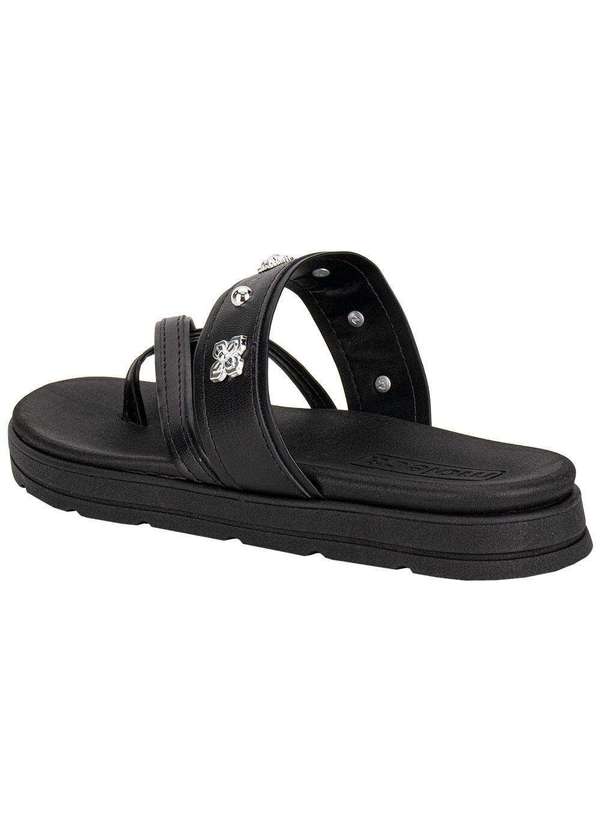Moleca - Tamanco Feminino Flat Moleca 5490125 Preto 3
