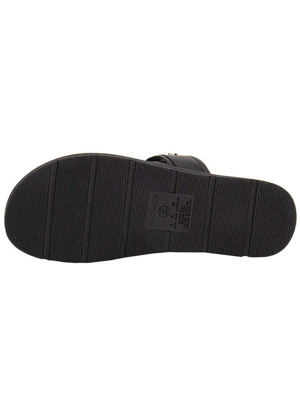 Moleca - Tamanco Feminino Flat Moleca 5490125 Preto 4