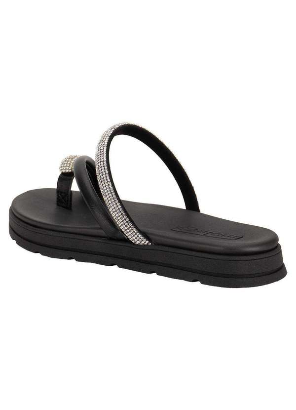 Moleca - Tamanco Feminino Flat Moleca 5490127 Preto 2