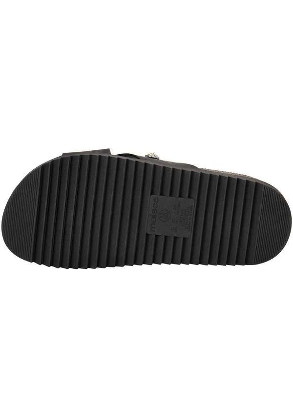 Moleca - Tamanco Feminino Flat Moleca 5500112 Preto 4