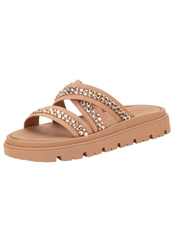 Moleca - Tamanco Feminino Flat Moleca 5504108 - Salmão