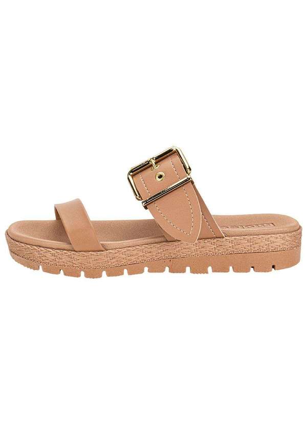 Moleca - Tamanco Feminino Flat Moleca 5539102 - Salmão 2