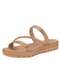 Moleca - Tamanco Feminino Flat Moleca 5539105 - Marfim - variação: - Salmão
