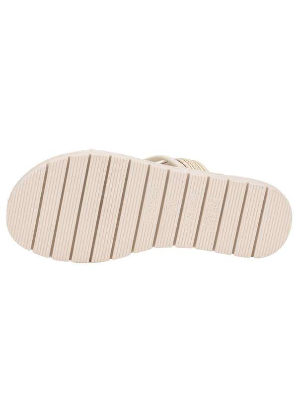 Moleca - Tamanco Feminino Flat Moleca 5539105 - Marfim 4
