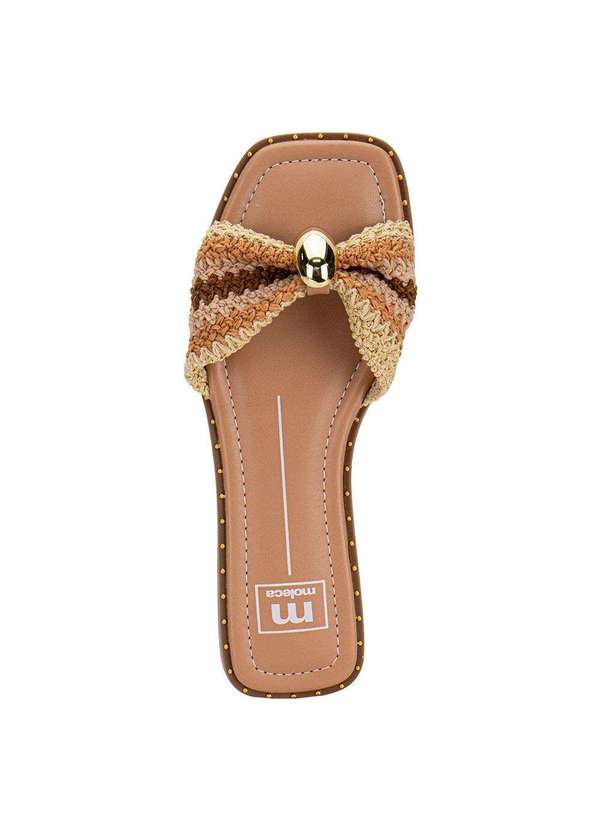 Moleca - Tamanco Feminino Flat Moleca 5547107 - Salmão 5