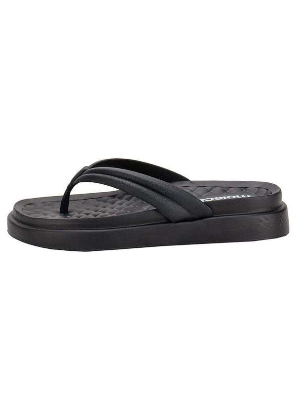 Moleca - Tamanco Feminino Flat Moleca 5554100 Preto 2