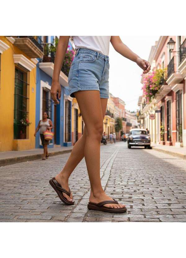 Moleca - Tamanco Feminino Flat Moleca 5554100 Chocolate 2