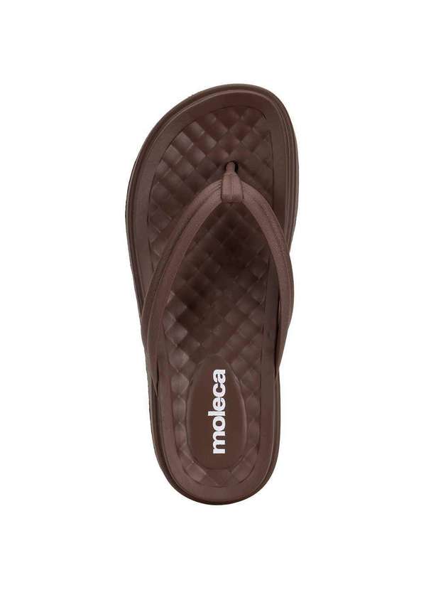 Moleca - Tamanco Feminino Flat Moleca 5554100 Chocolate 5