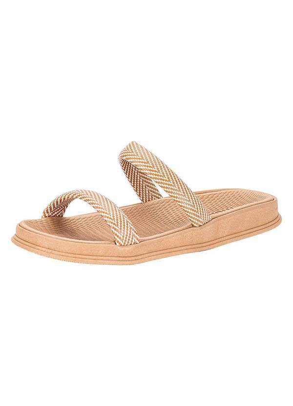 Moleca - Tamanco Feminino Flat Moleca 5556100 - Salmão