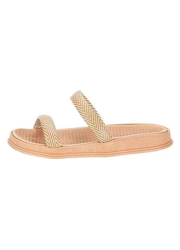 Moleca - Tamanco Feminino Flat Moleca 5556100 - Salmão 2