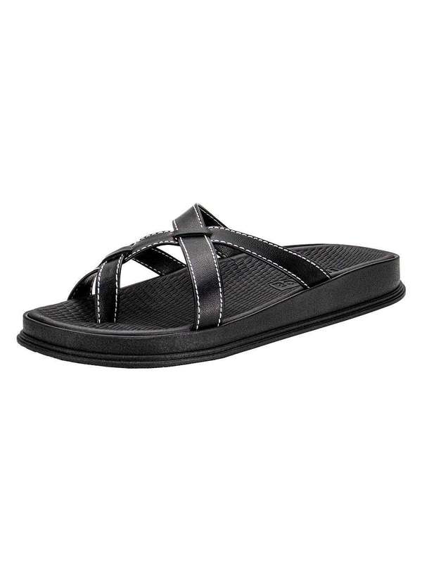 Moleca - Tamanco Feminino Flat Moleca 5556101 - Preto