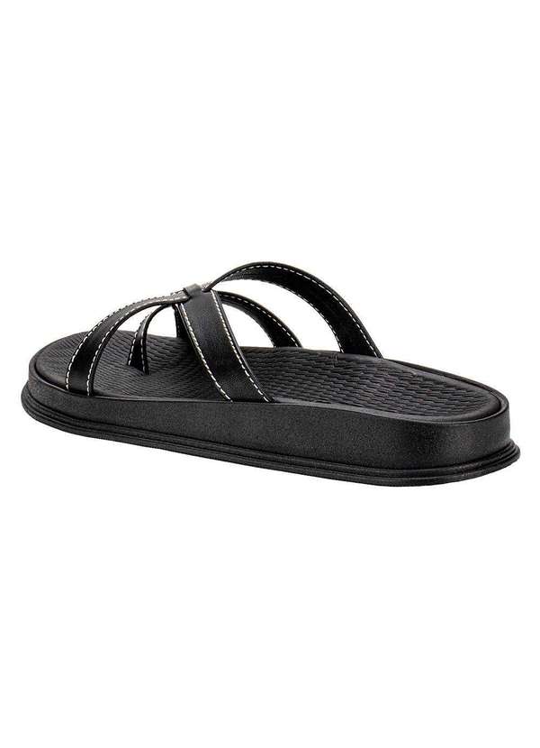Moleca - Tamanco Feminino Flat Moleca 5556101 - Preto 3