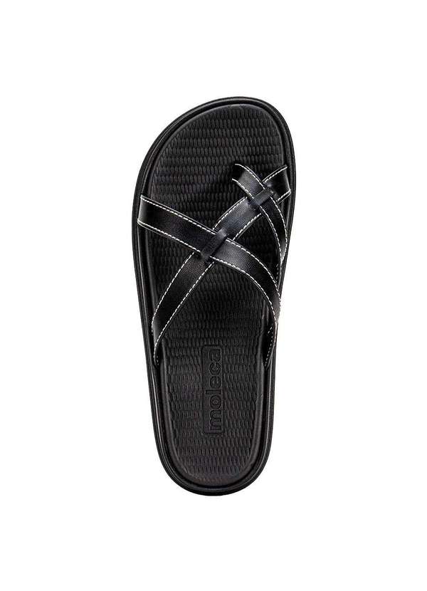 Moleca - Tamanco Feminino Flat Moleca 5556101 - Preto 5