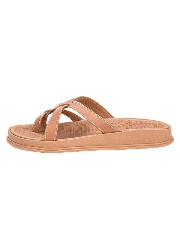 Moleca - Tamanco Feminino Flat Moleca 5556101 - Salmão 2
