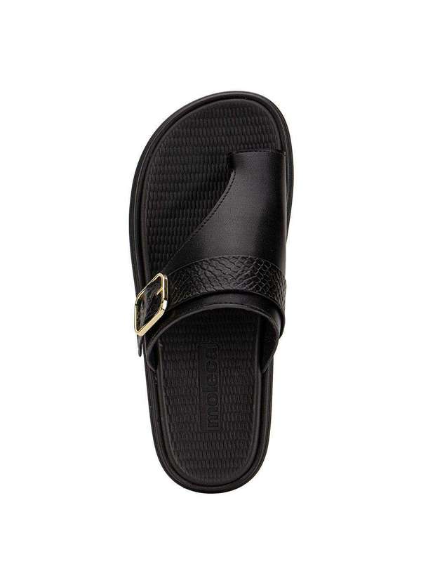 Moleca - Tamanco Feminino Flat Moleca 5556102 - Preto 5