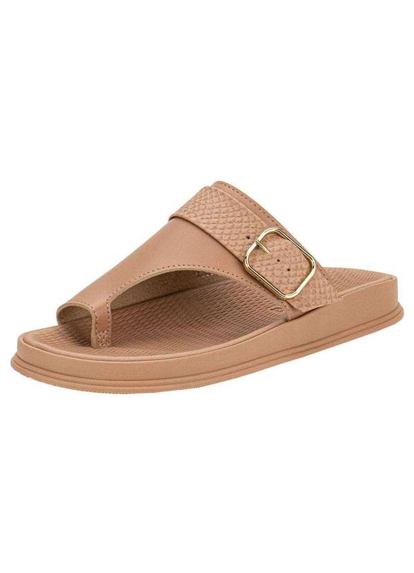 Moleca - Tamanco Feminino Flat Moleca 5556102 - Salmão