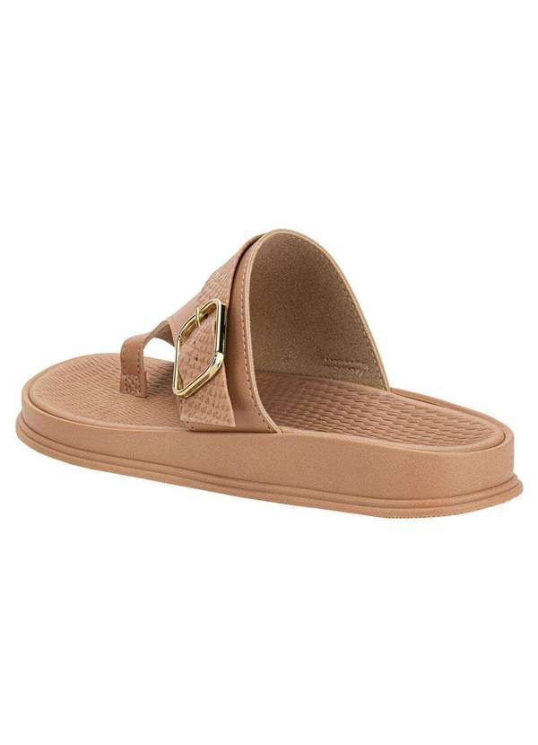 Moleca - Tamanco Feminino Flat Moleca 5556102 - Salmão 3