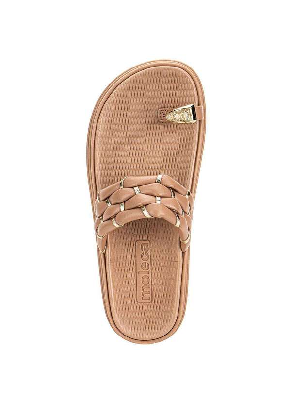 Moleca - Tamanco Feminino Flat Moleca 5556111 Salmão 5