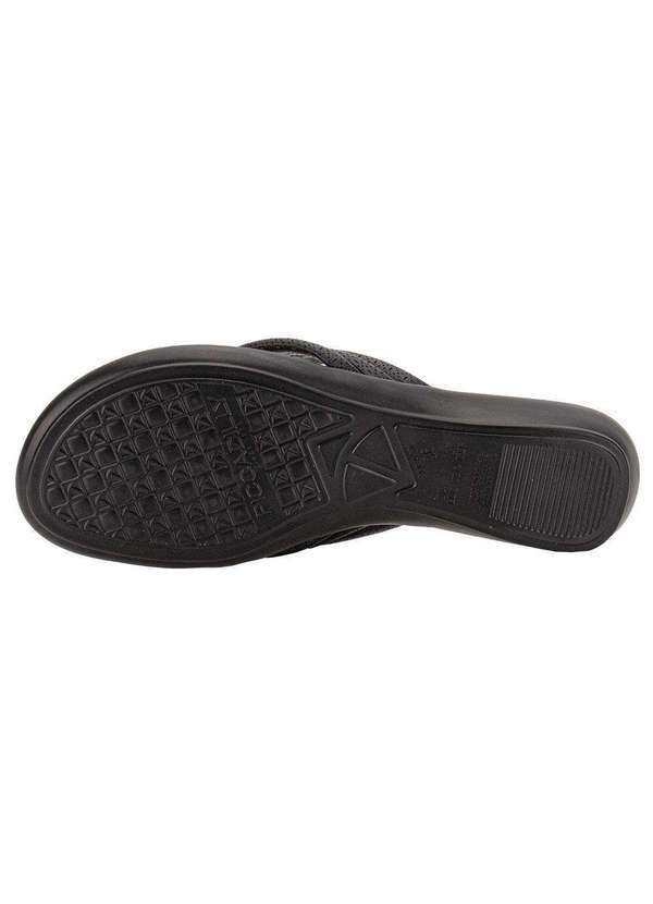 Piccadilly - Tamanco Feminino Flat Piccadilly 500371 - Preto 4