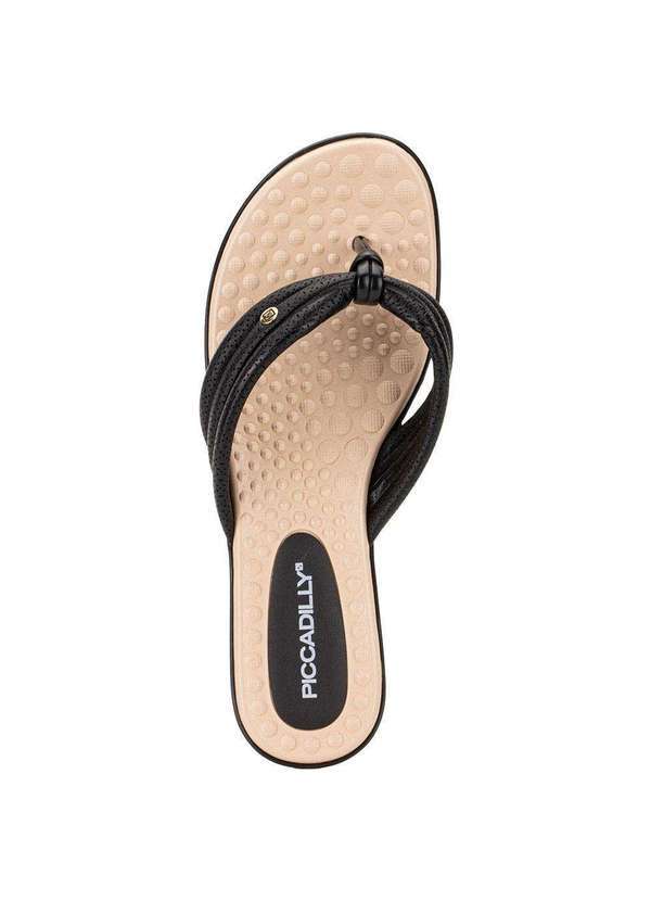Piccadilly - Tamanco Feminino Flat Piccadilly 500371 - Preto 5