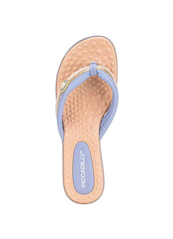 Piccadilly - Tamanco Feminino Flat Piccadilly 500374 Azul 5
