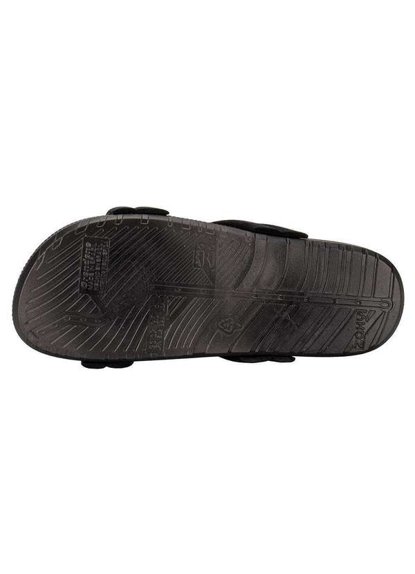 Zaxy - Tamanco Feminino Flat Pop Zaxy 19211 - Preto/Camurça 4