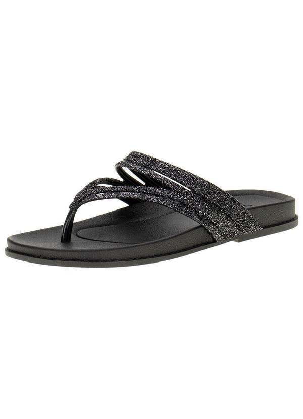 Grendha - Tamanco Feminino Flat Radiante Grendha - 19011 - Preto
