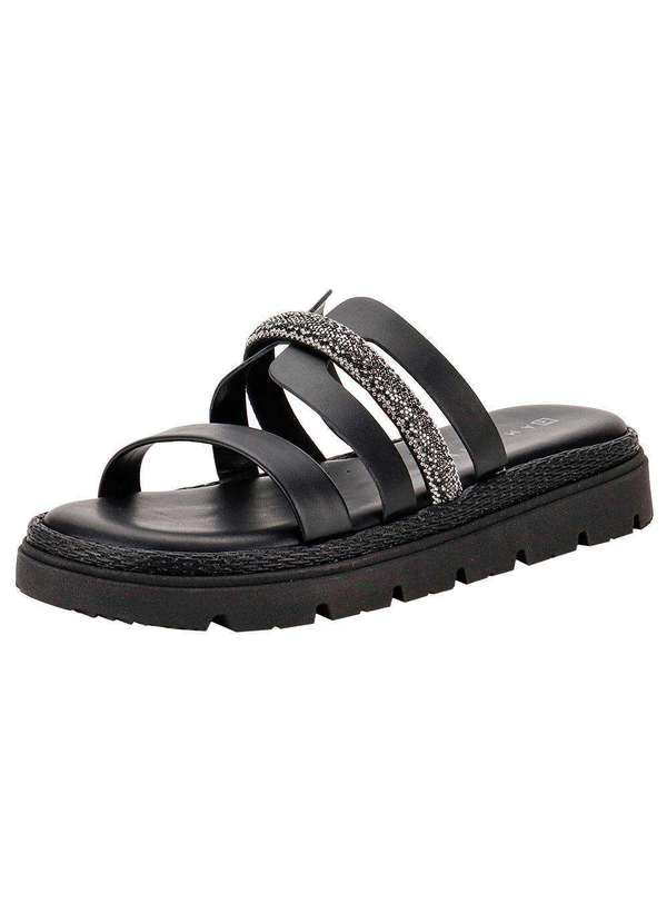 Ramarim - Tamanco Feminino Flat Ramarim 2429202 - Preto